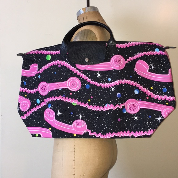 Jeremy Scott Handbags - BNWT auth Jeremy Scott x Longchamp limited XL tote